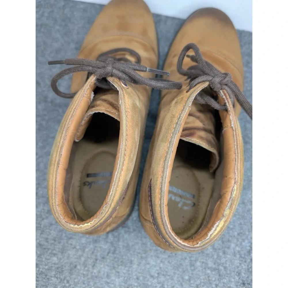 Clarks‎ Men's Chukka Style Tan Suede Books Size 12 READ